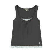COYSEIO Dudu Layered Sleeveless Charcoal