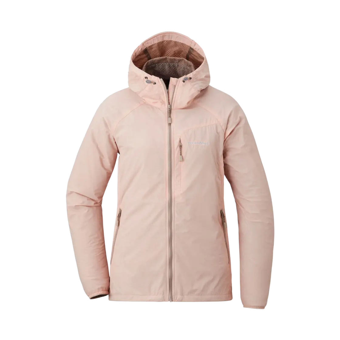 1106646 (W) Montbell Light Shell Hooded Jacket Coral Pink