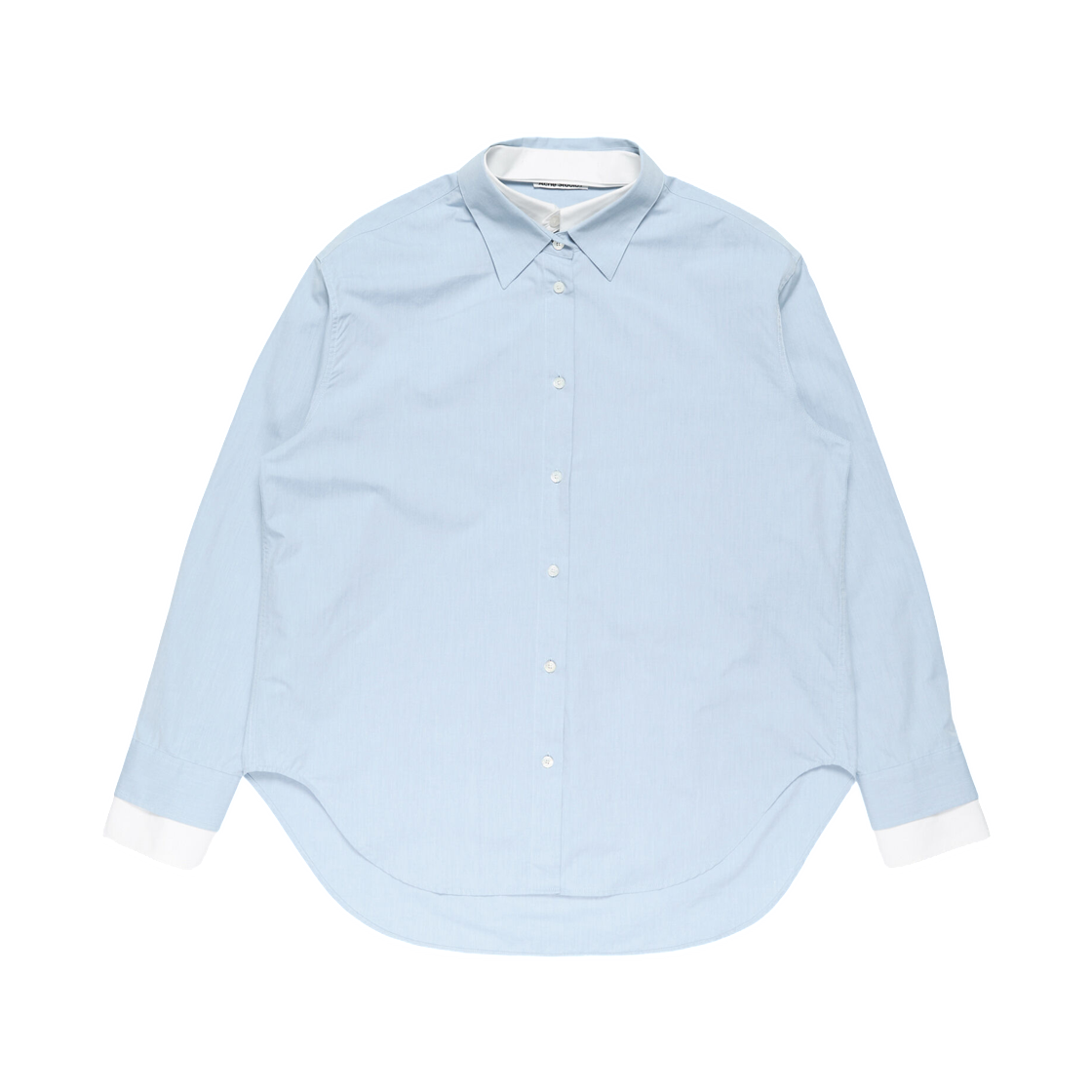 AC0790-CN2 (W) Acne Studios Layered Button-Up Light Blue White