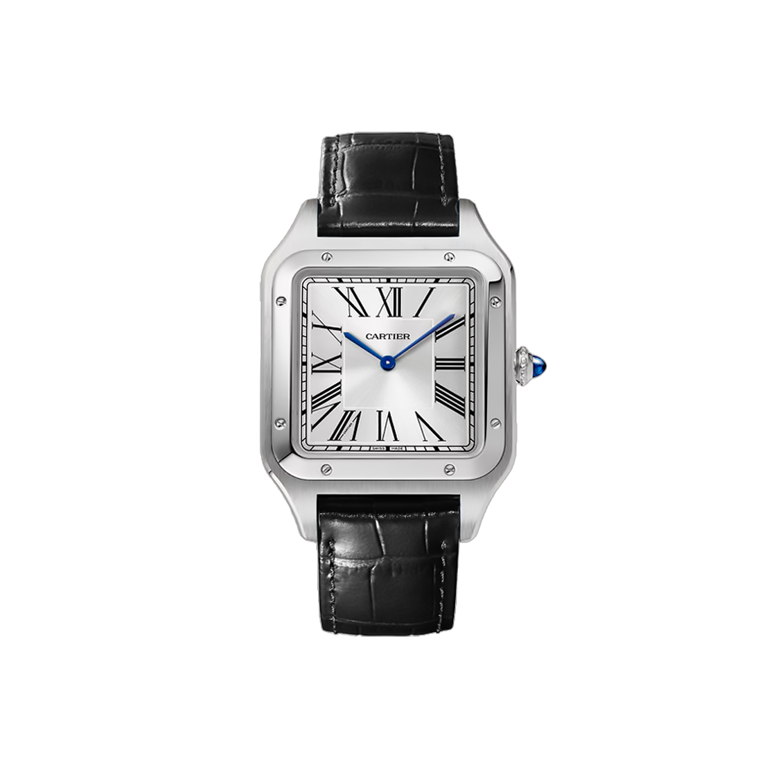 ITVPP53O5U9S Cartier Santos-Dumont XL Silver Watch No. 7307