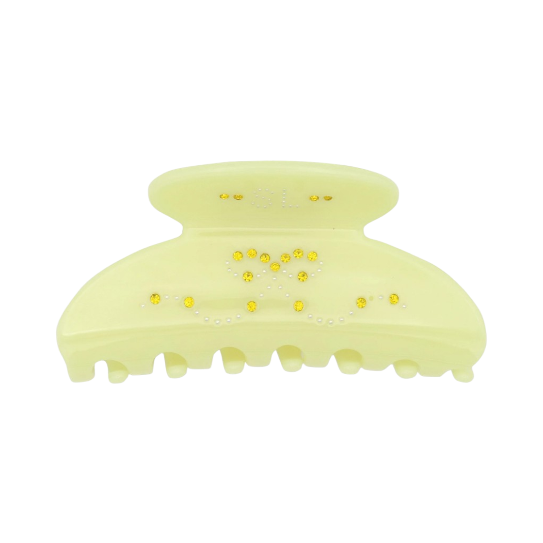 - (W) Sandy Liang Princess Hair Claw Lemon