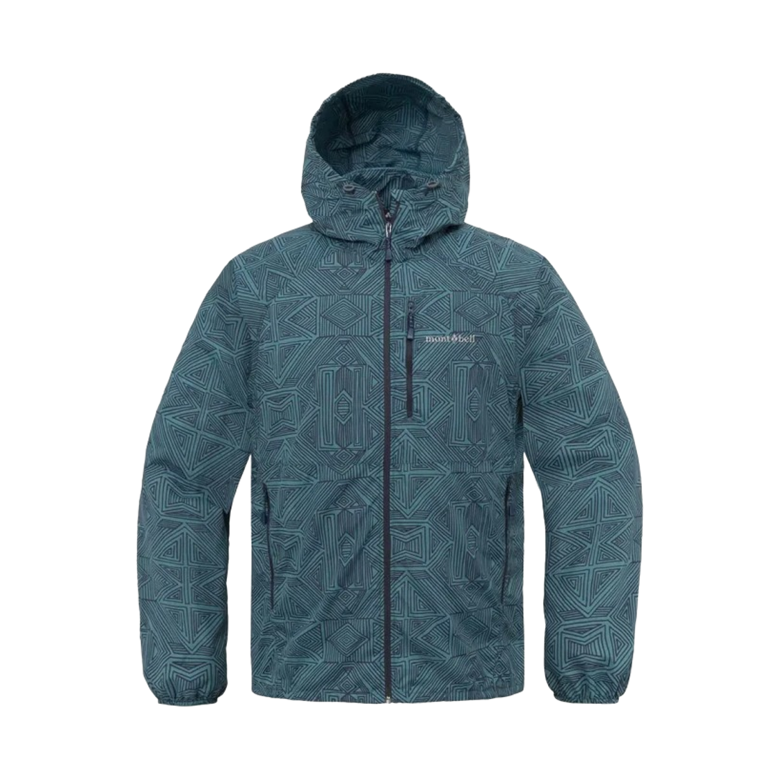 몽벨 윈드 블라스트 프린트 후드 자켓 #1(Montbell Wind Blast Print Hooded Jacket #1) - 1