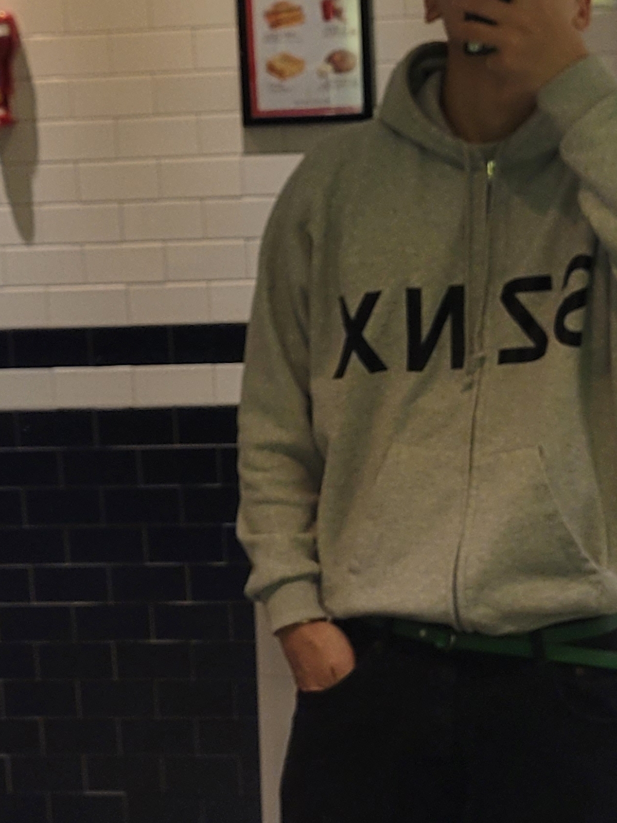 Aftermath Atm Logo Ball Cap Black, Yeezy HD-10 Grey - Korea Limited 착용 스타일 - 4