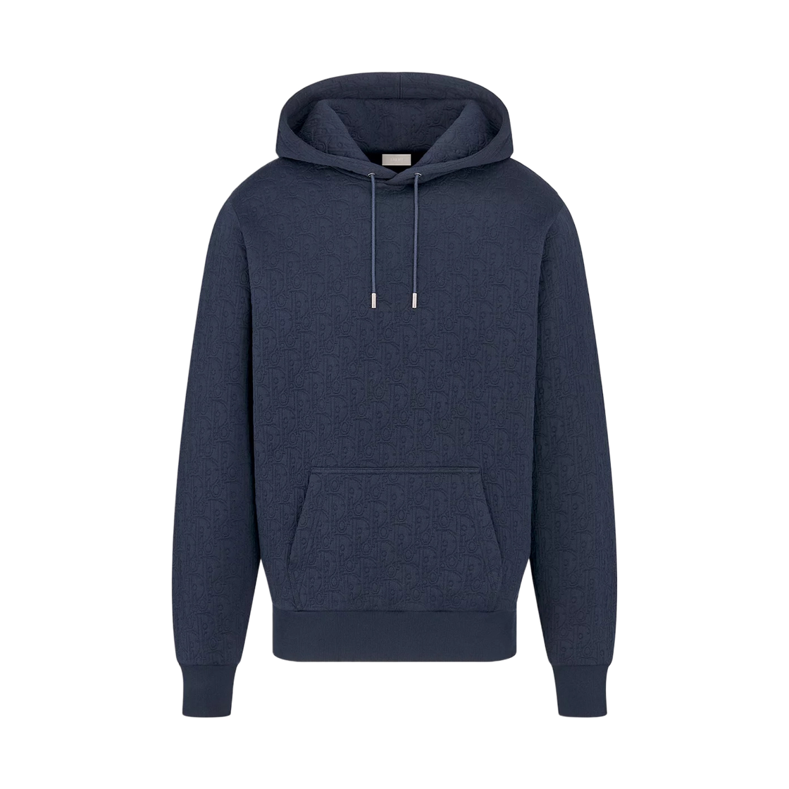 디올 오블리크 코튼 블렌드 후드 스웨트셔츠 네이비 블루(Dior Oblique Cotton Blend Hooded Sweatshirt Navy Blue)