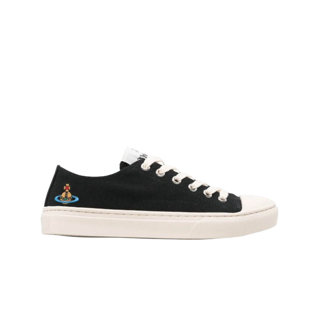 75020060W-W015B-N402 (W) Vivienne Westwood Plimsoll Low Top Sneakers Black