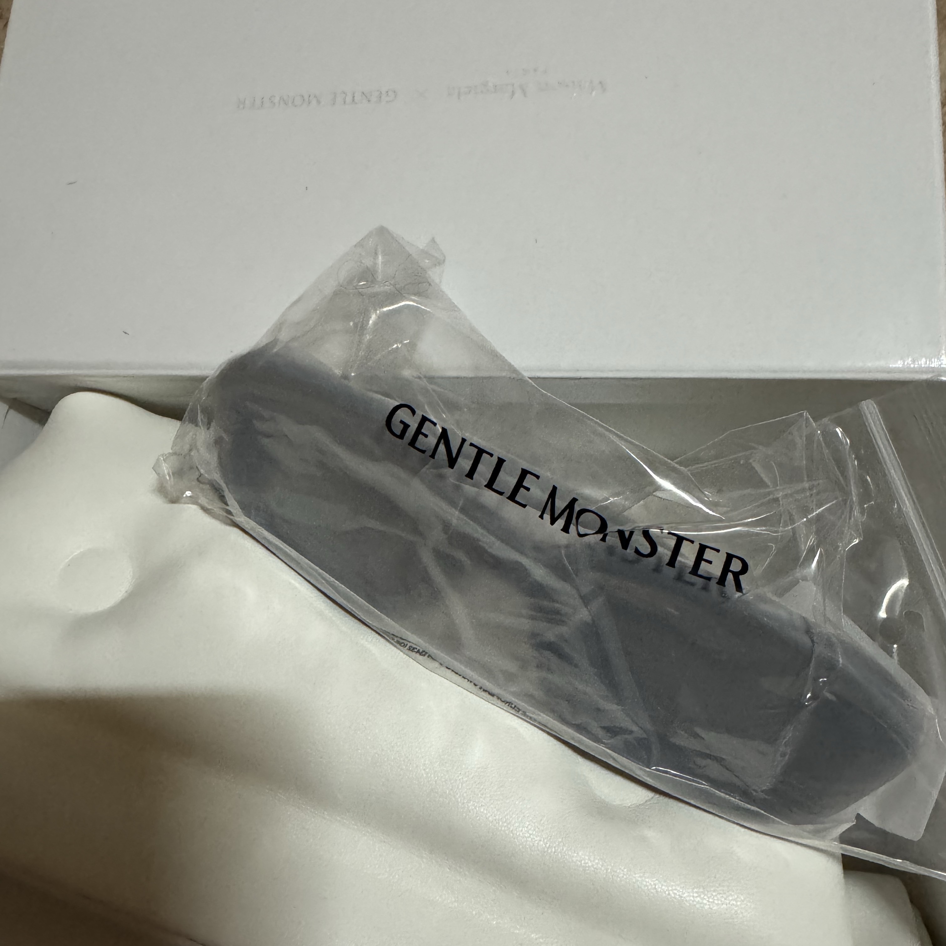 Gentle Monster x Maison Margiela MM207 Black Gray 착용 스타일