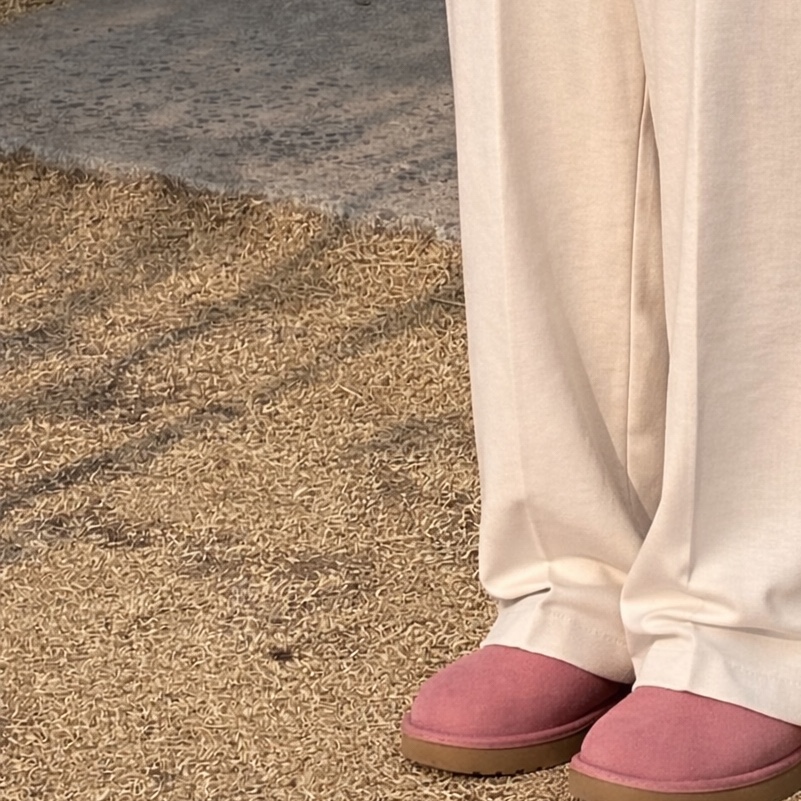 (W) UGG Tasman II Pink Dawn 착용 스타일