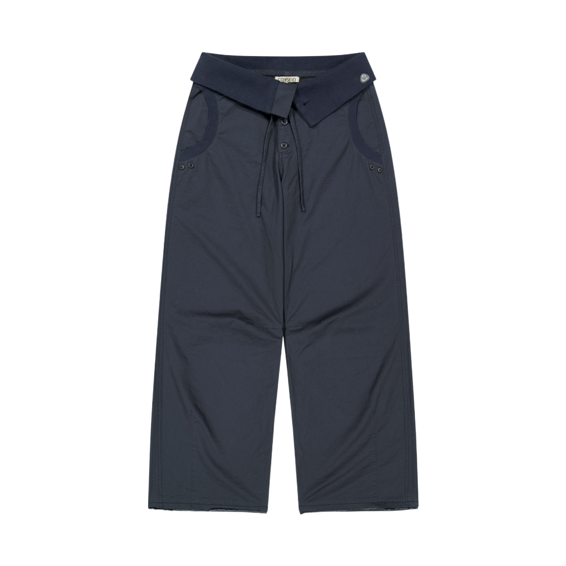 코이세이오 플로우 폴드 팬츠 네이비(COYSEIO Flow Fold Pants Navy)