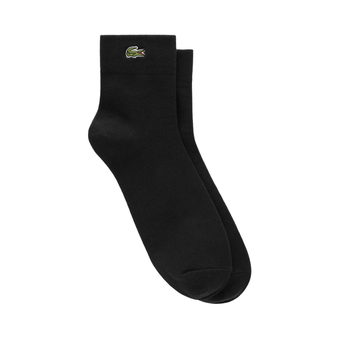 RA019E-56G-031 Lacoste Basic Pique Socks Black