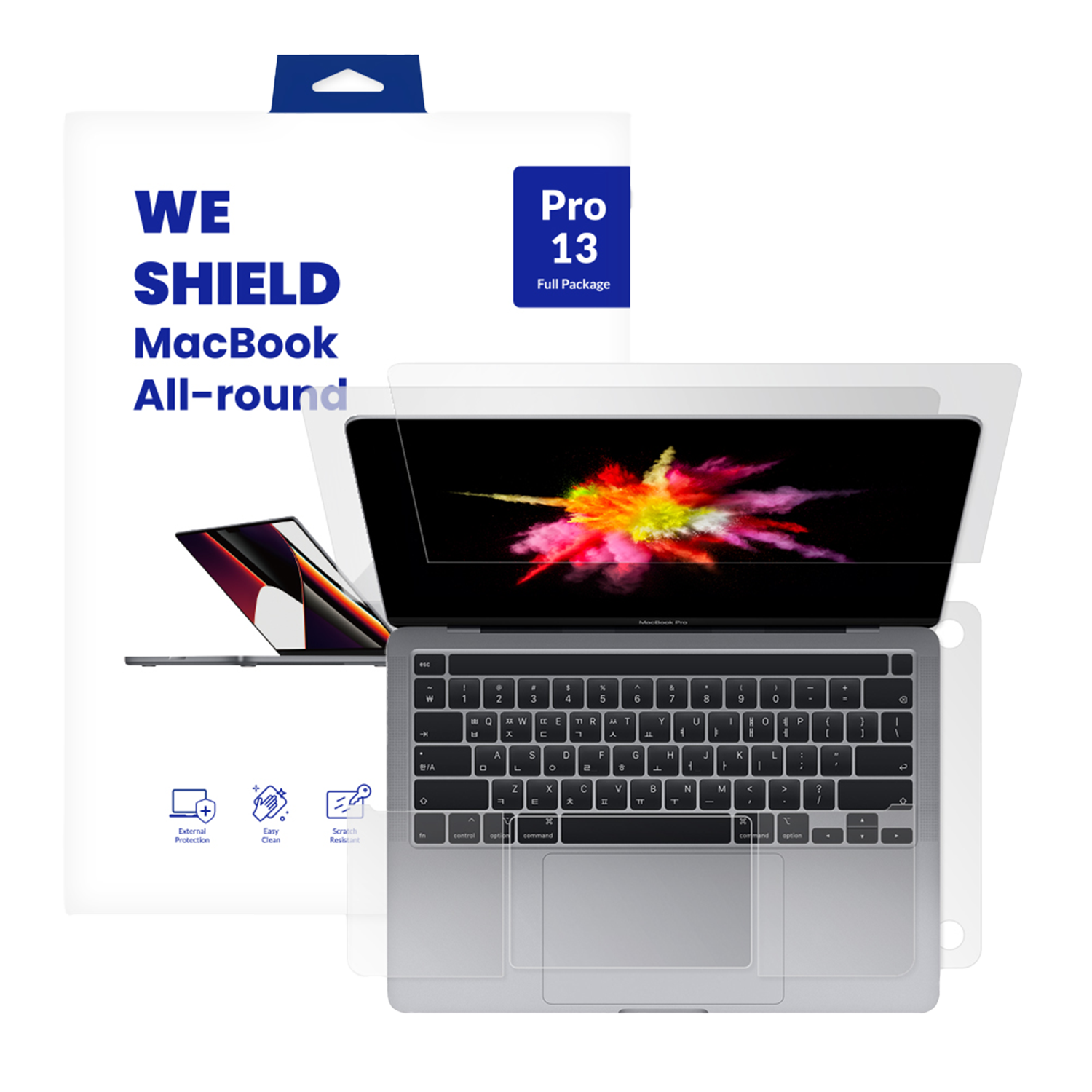 탱글우드 맥북 프로 13인치 M2/M1/Intel 액정보호필름 풀패키지 (액정+바디)(Tanglewood MacBook Pro 13-inch M2/M1/Intel Screen Protector Full Package (Screen + Body))
