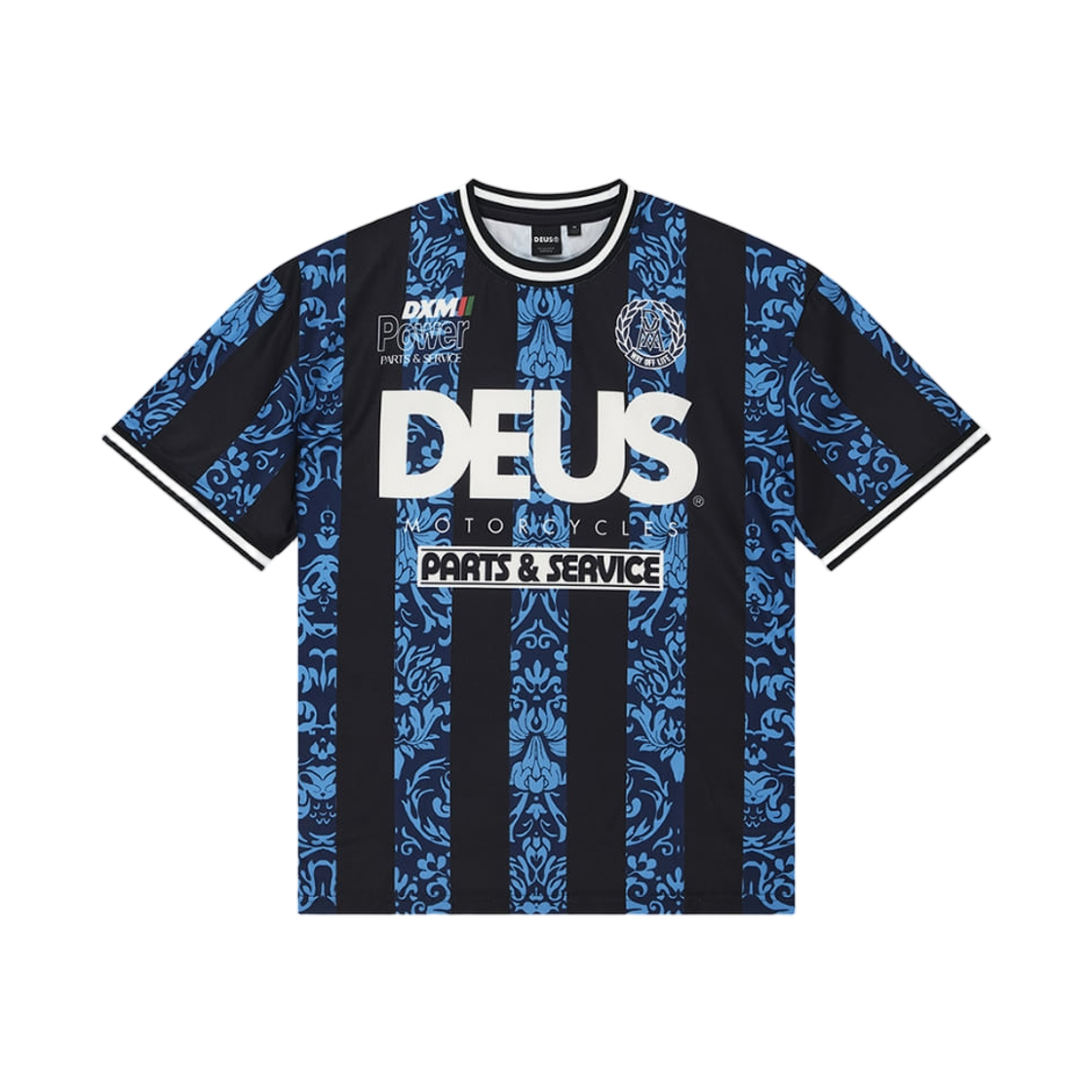 D261UTS383-065/D261MLT383-065 Deus Ex Machina Nouveau Moto T-Shirt Navy