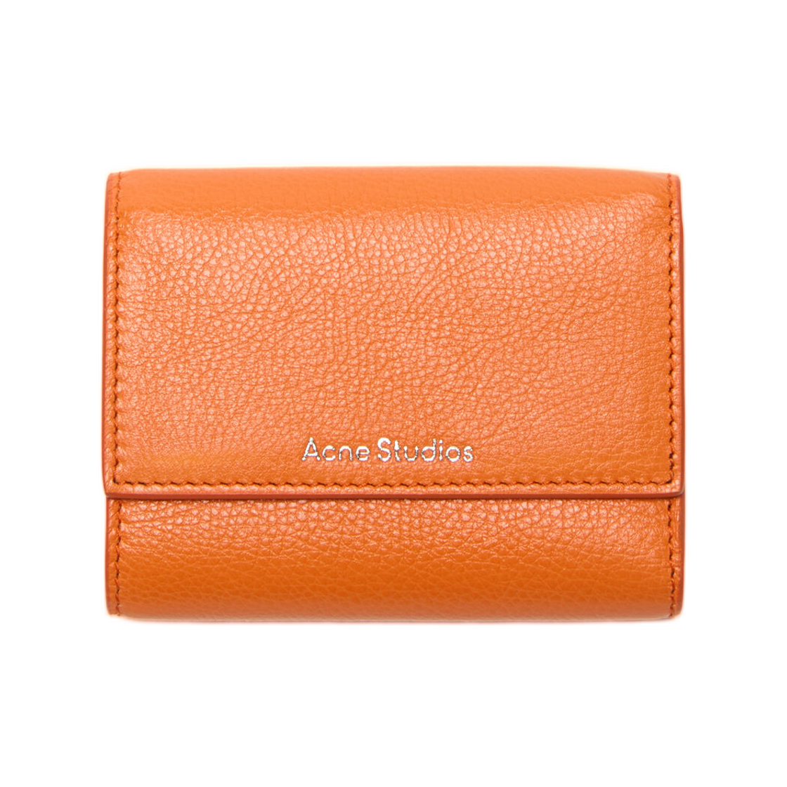 CG0311-AC0 Acne Studios Trifold Leather Wallet Pumpkin Orange