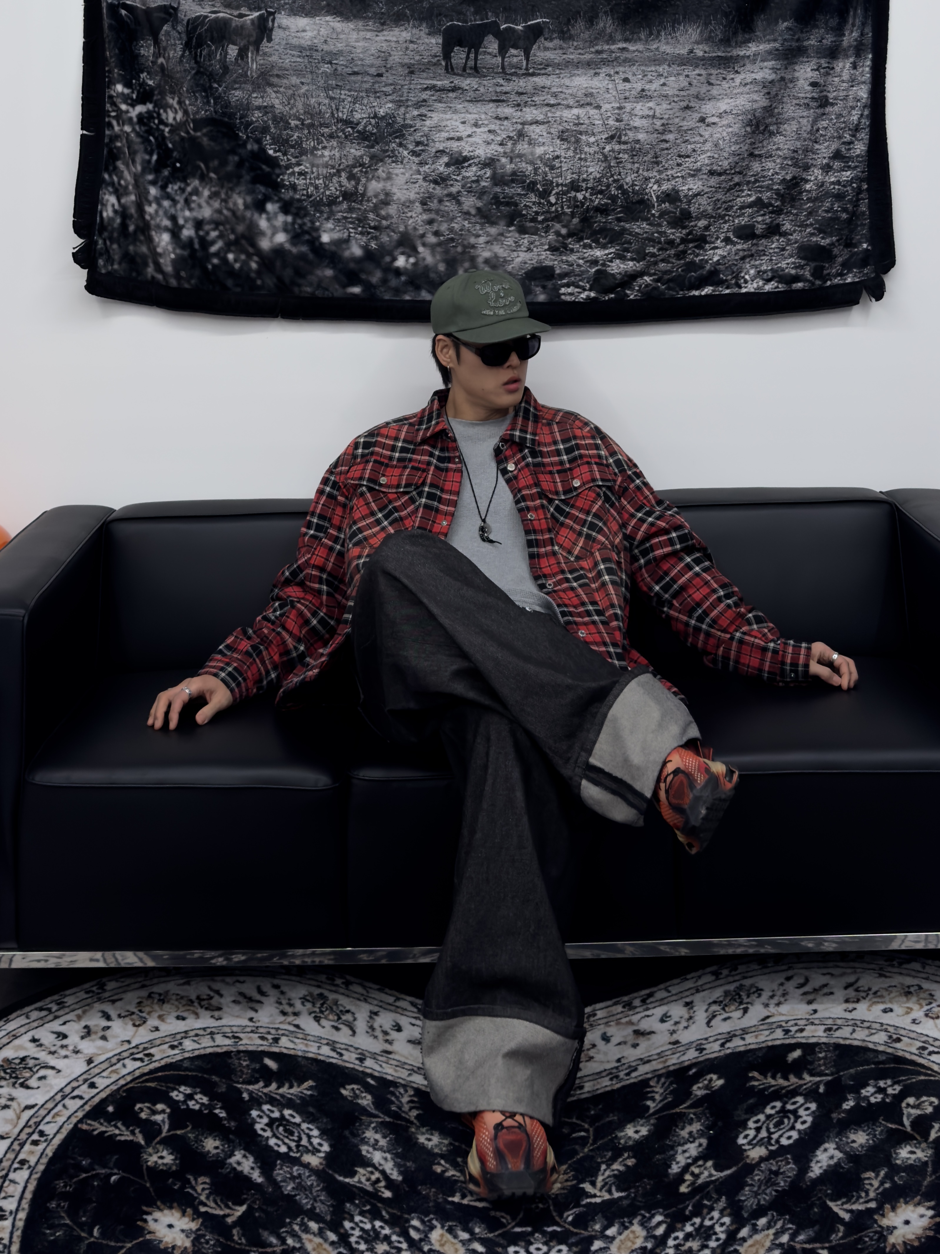 Nike x Matthew M Williams Zoom 004 Rust Factor 착용 스타일 - 1
