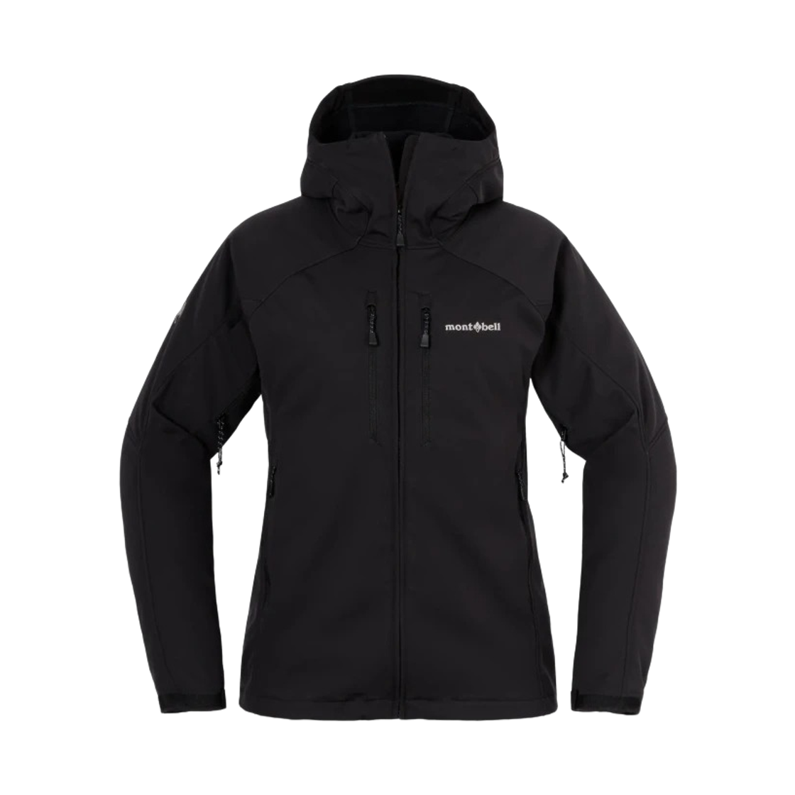 2306188 (W) Montbell Climabarrier Hooded Jacket Black