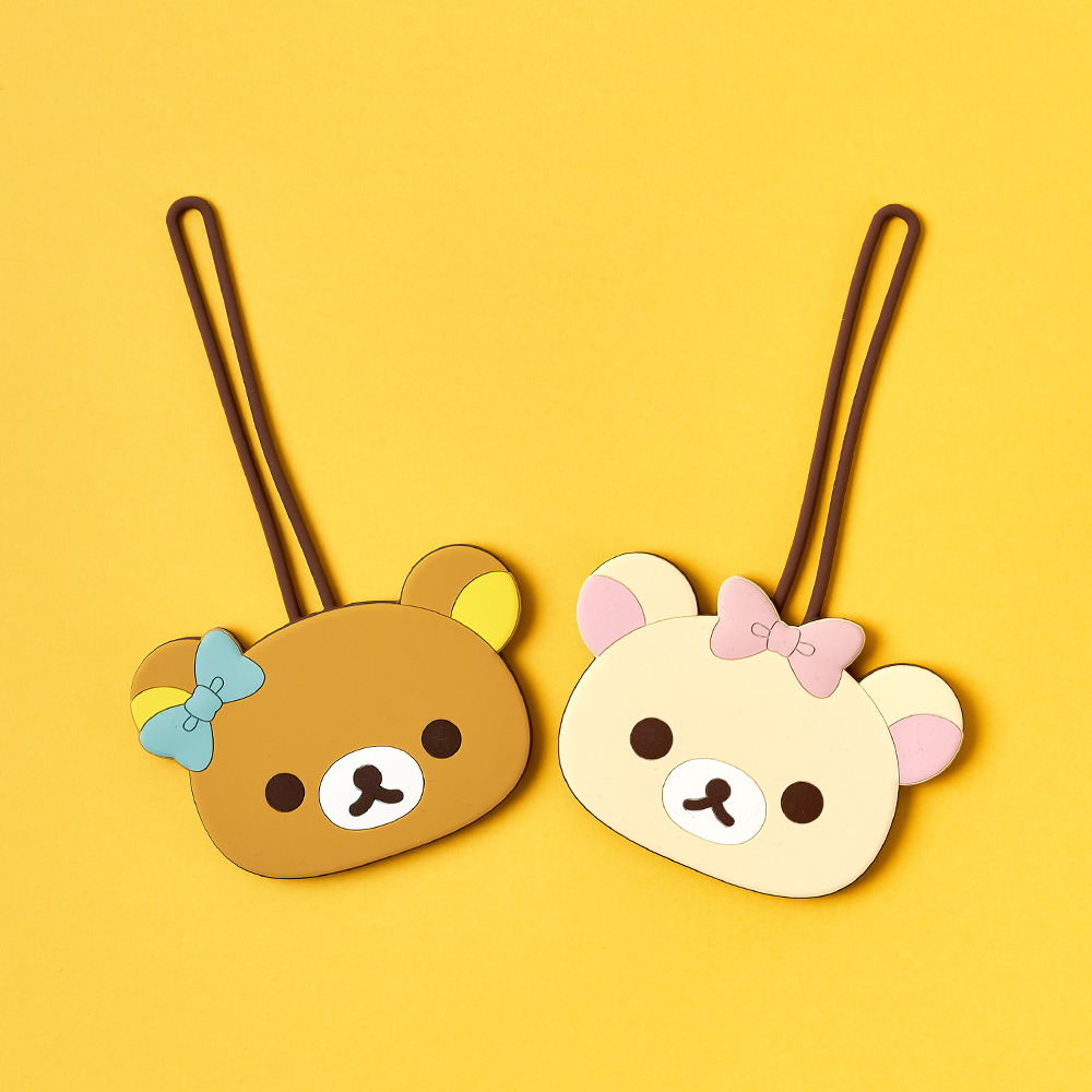 대원미디어 리락쿠마 여행 러기지택 캐리어 네임택 코리락쿠마(Daewonmedia Rilakkuma Luggage Tag Carrier Name Tag Korilakkuma) - 2