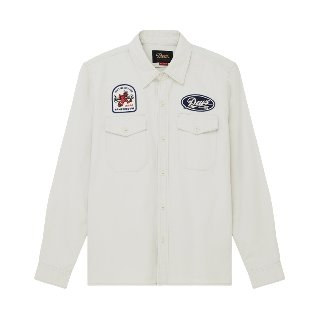 - Deus Ex Machina Nomad Shirt Ivory
