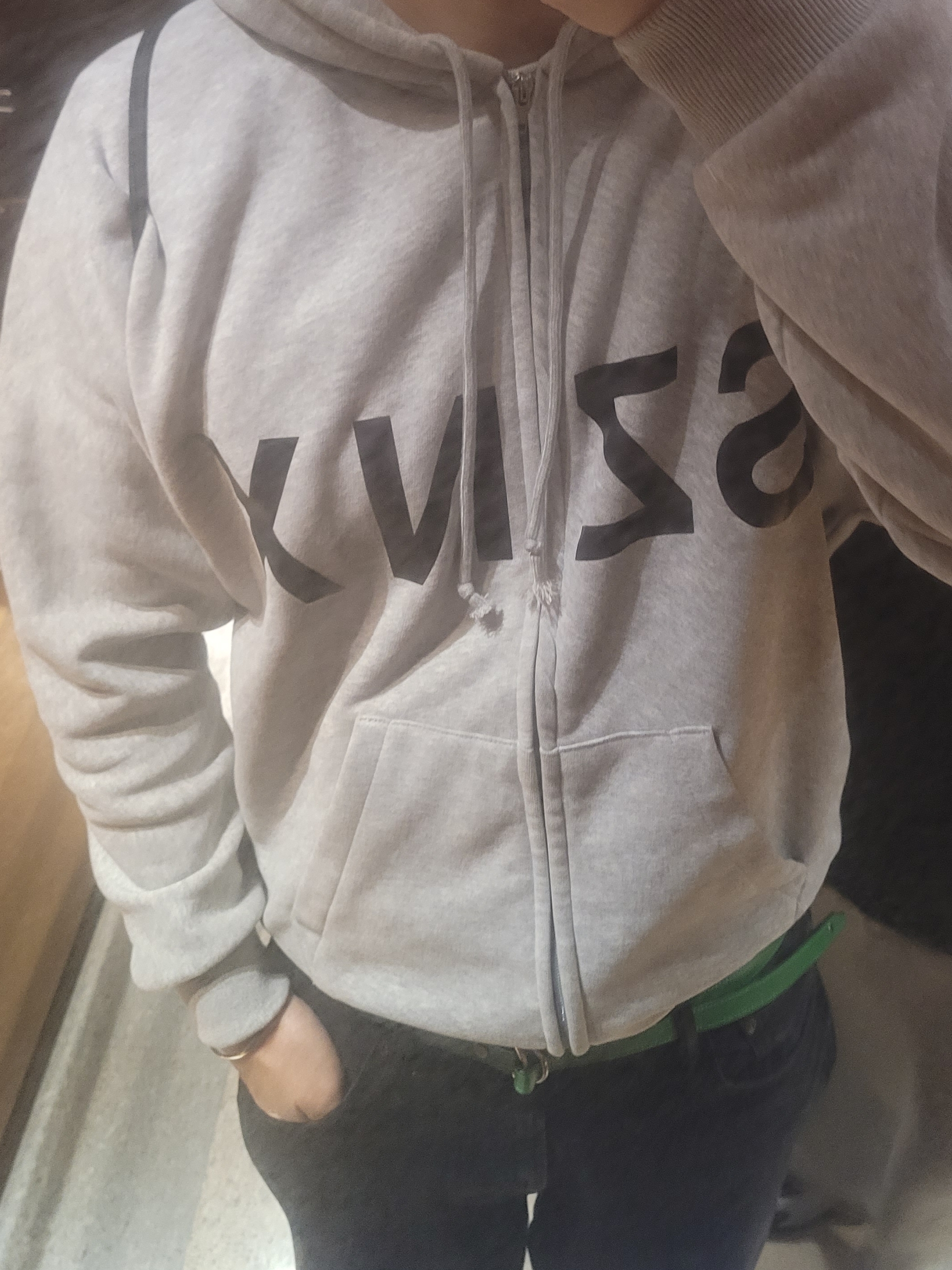 Aftermath Atm Logo Ball Cap Black, Yeezy HD-10 Grey - Korea Limited 착용 스타일 - 3