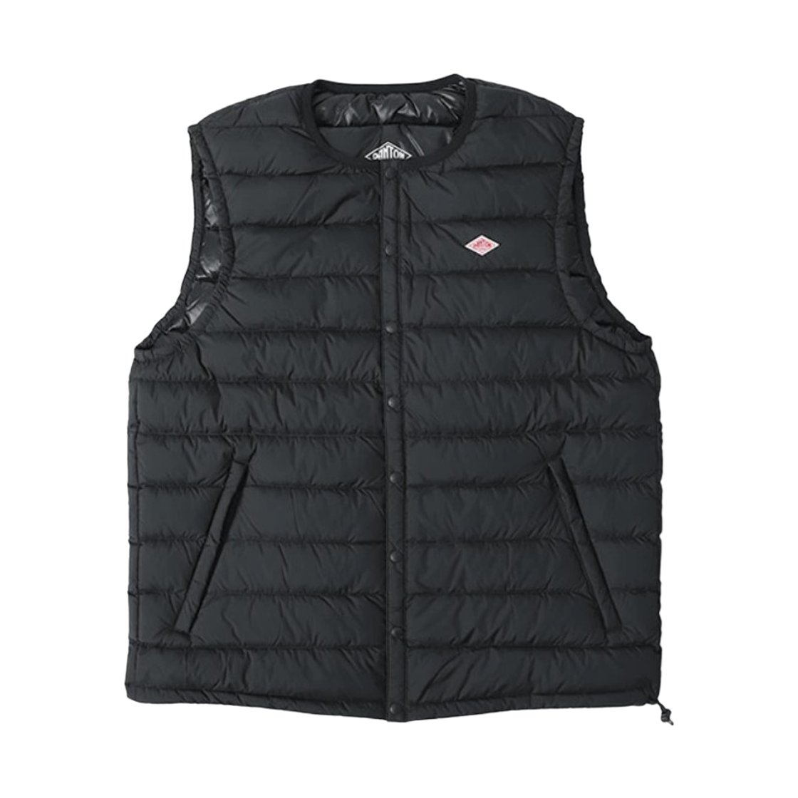 (W) 단톤 이너 다운 크루넥 베스트 블랙((W) Danton Inner Down Crewneck Vest Black)