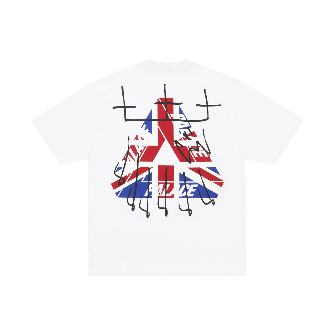 팔라스 킹 트라이 티셔츠 화이트 - 26SS(Palace King Tri T-Shirt White - 26SS)