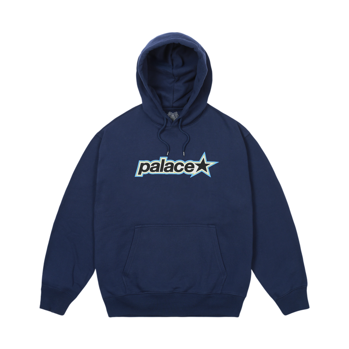 팔라스 P 스타 후드 네이비 - 26SS(Palace P Star Hood Navy - 26SS) - 1