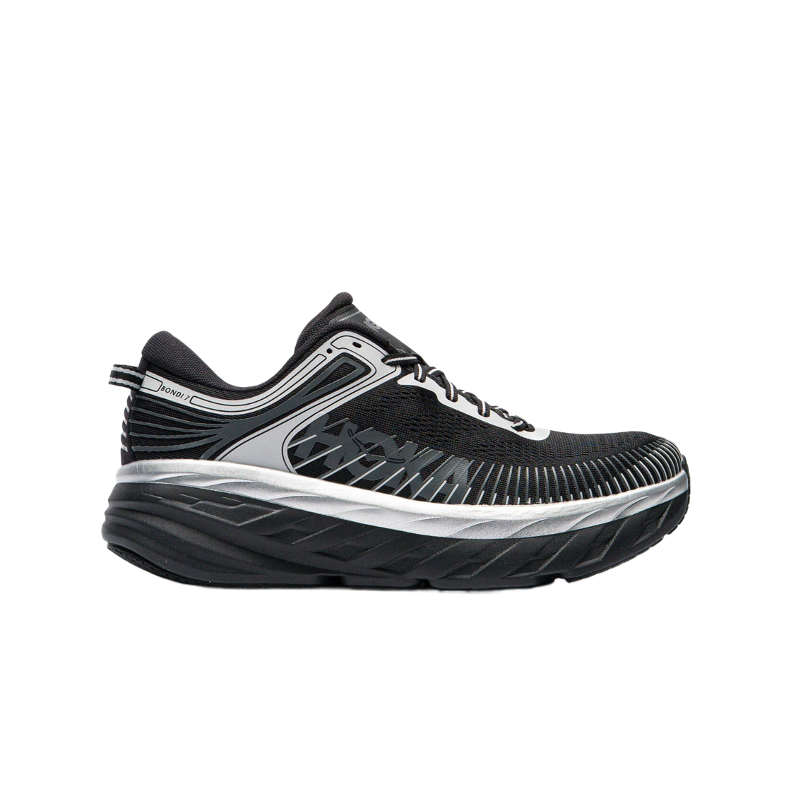 1110518-BKSTR Hoka Bondi 7 Black Stardust