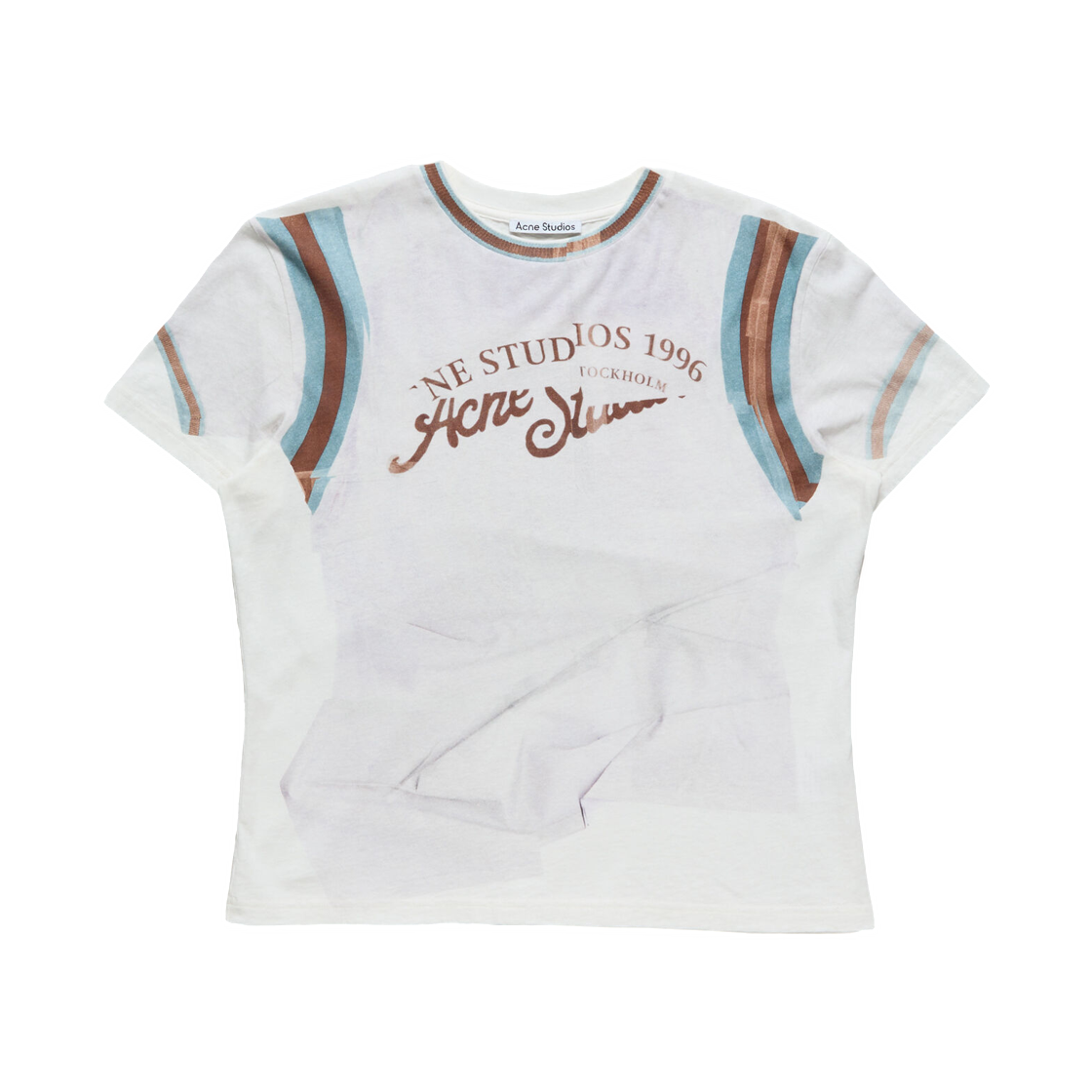 AL0520-100 (W) Acne Studios Graphic T-Shirt White