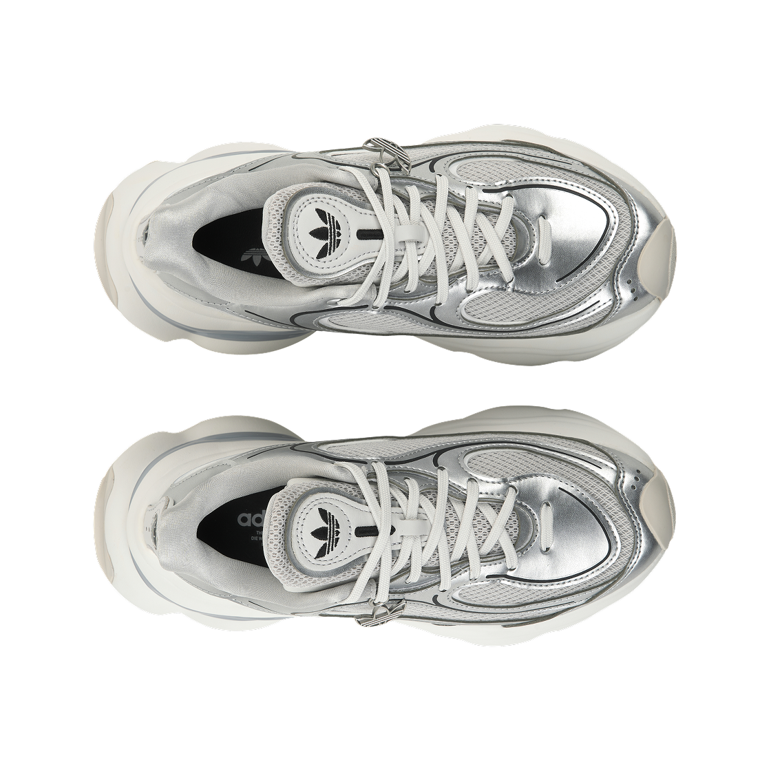 (W) 아디다스 오즈베누즈 실버 메탈릭 그레이 원((W) Adidas Ozvenuz Silver Metallic Grey One) - 5