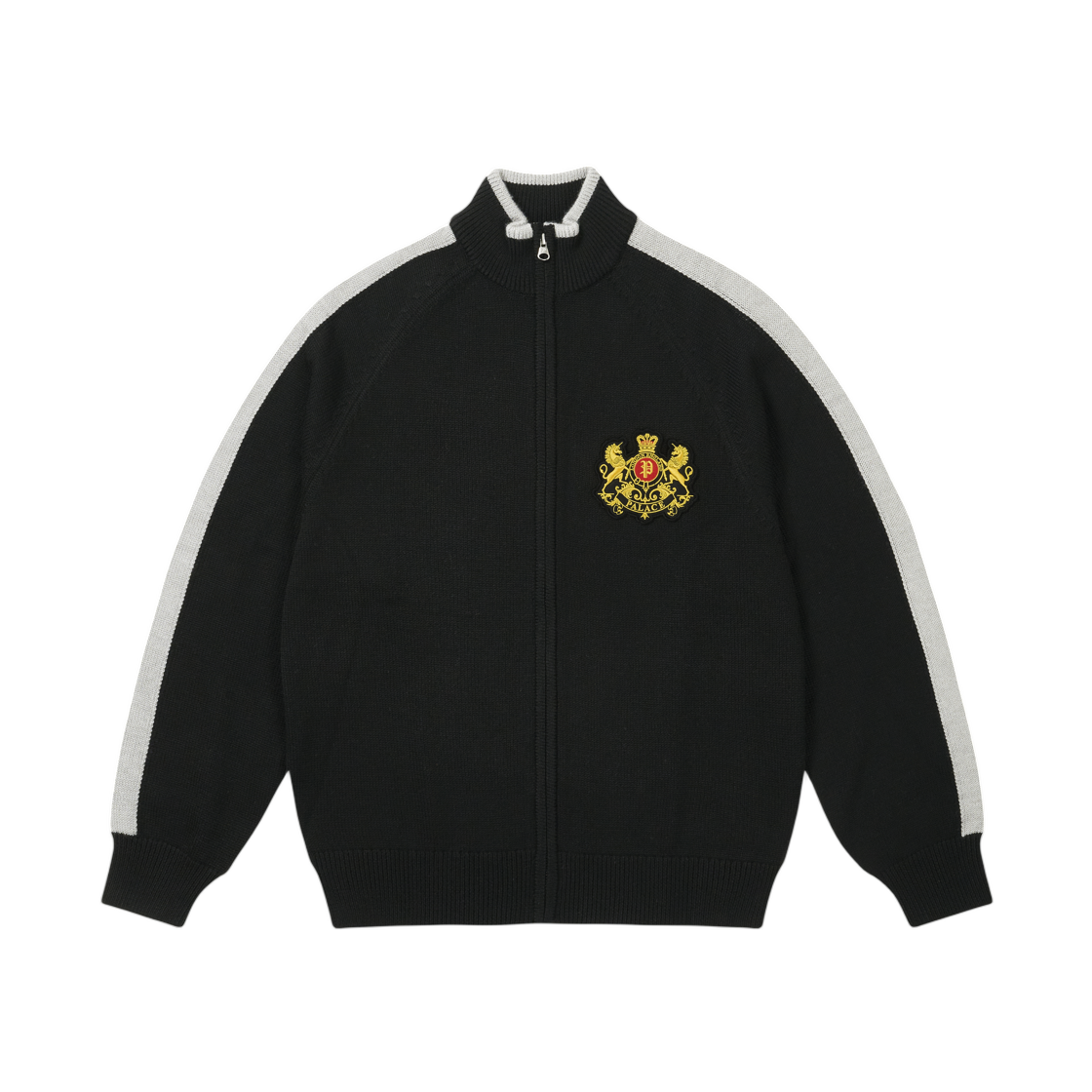 - Palace Established Zip Funnel Knit Black - 26SS