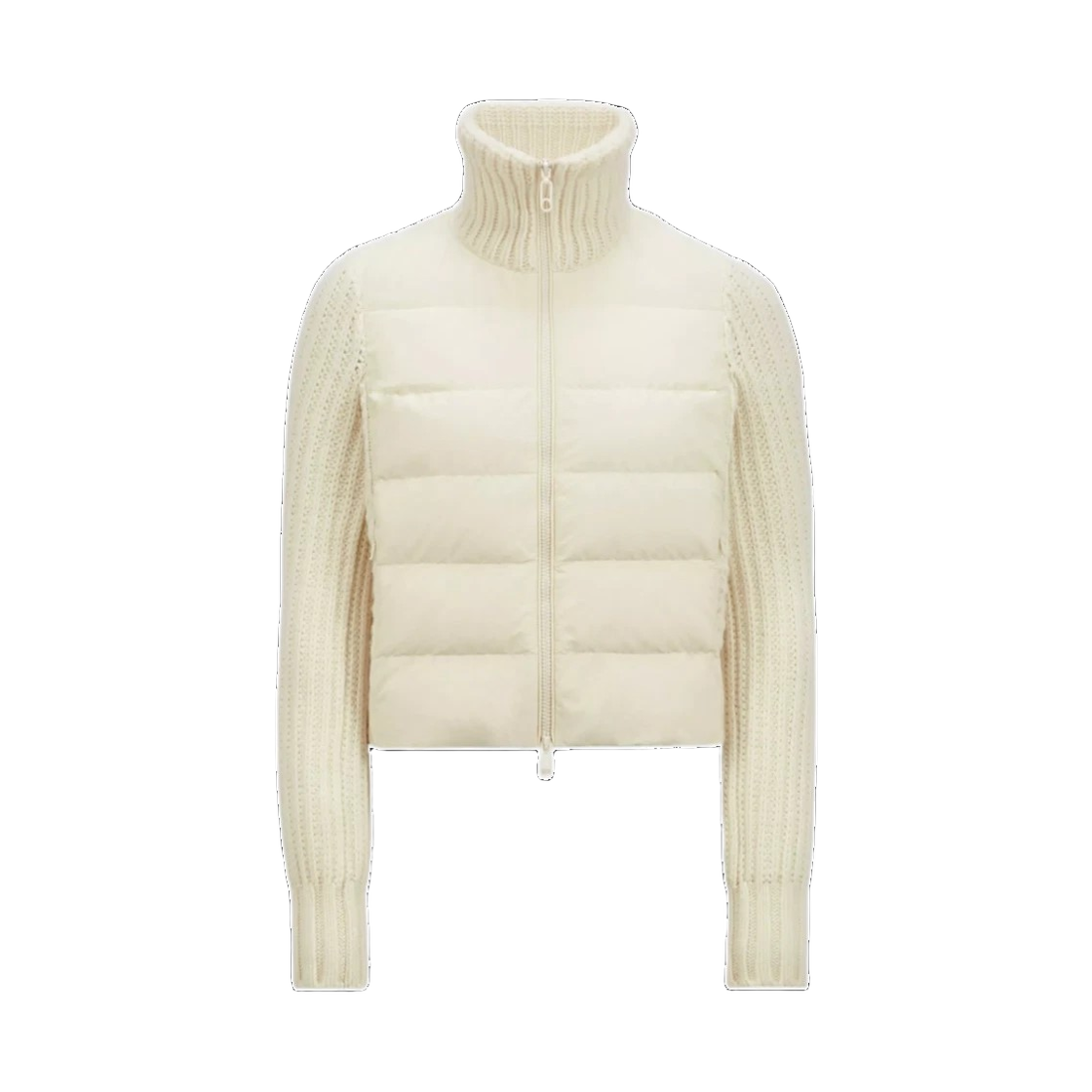 9B00043 M4281 034 24F [15% 쿠폰] (W) Moncler Padded Wool & Cashmere Zip-Up Cardigan White - 24FW