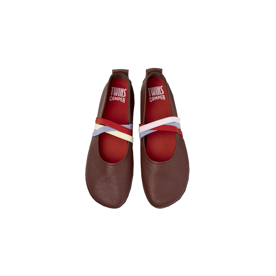 캠퍼 여성 라이트 니나 플랫슈즈 버건디(CAMPER WOMEN Right Nina Flat BURGUNDY) - 3