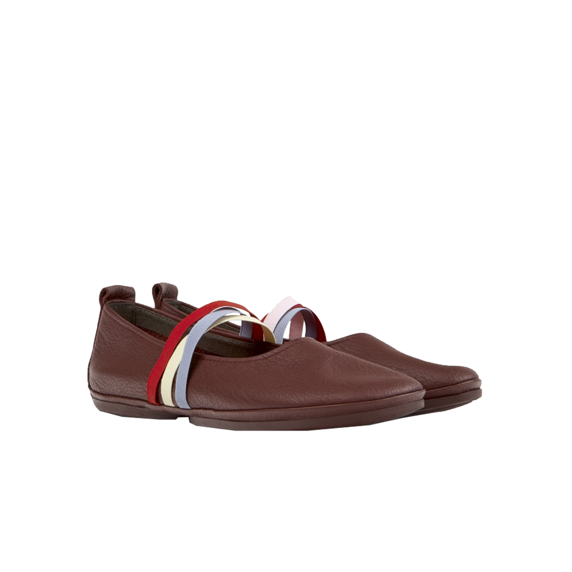 캠퍼 여성 라이트 니나 플랫슈즈 버건디(CAMPER WOMEN Right Nina Flat BURGUNDY) - 2