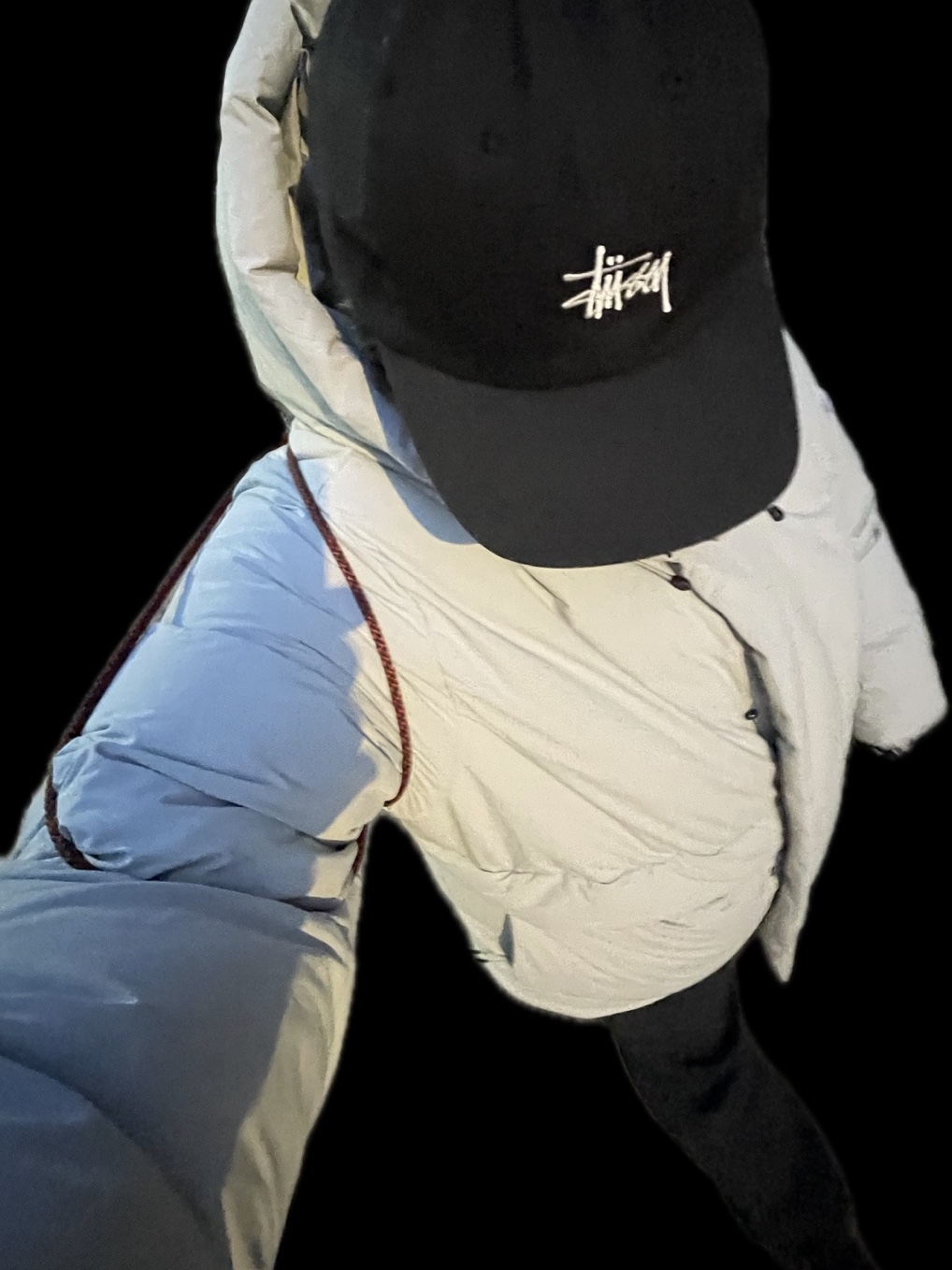 Stussy Stock Low Pro Cap Black 착용 스타일