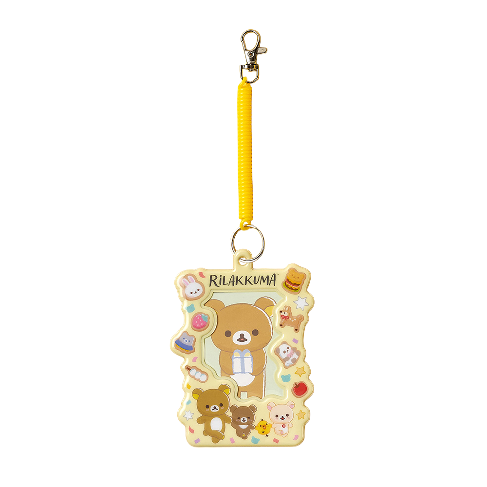 대원미디어 리락쿠마 포토카드홀더 포카홀더 키링 옐로우(Daewonmedia Rilakkuma Photocard Holder Keyring Yellow)