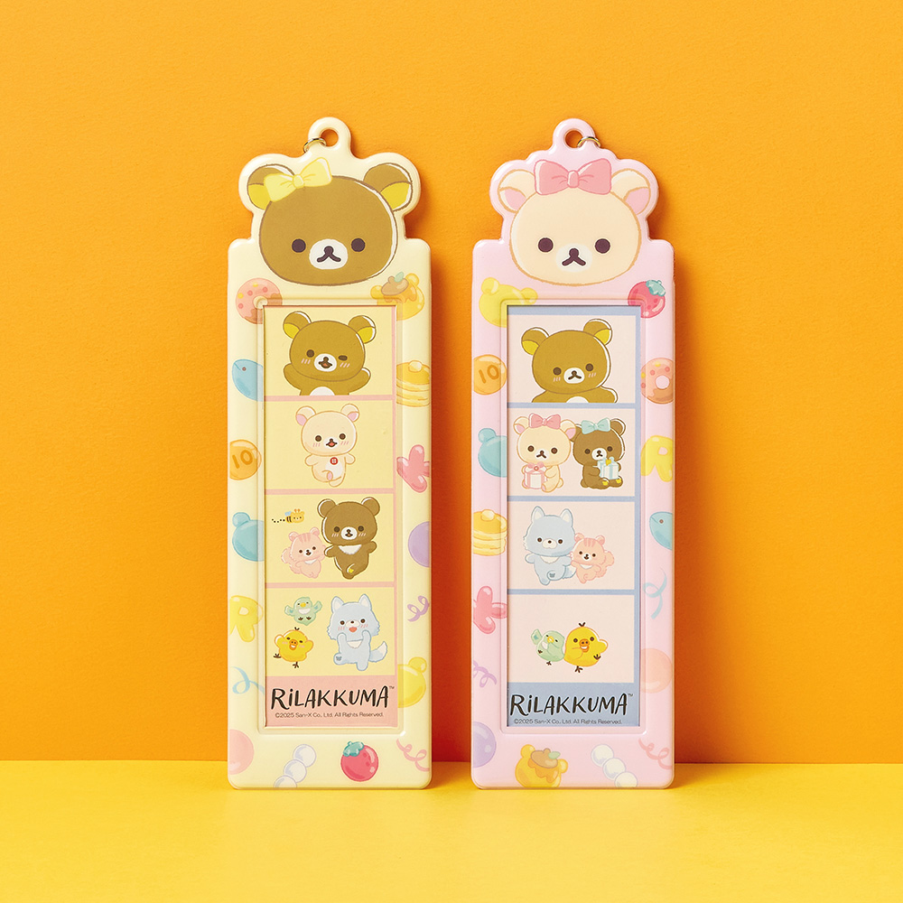대원미디어 리락쿠마 네컷 포카홀더 키링 코리락쿠마(Daewonmedia Rilakkuma Four-Cut Photo Holder Keyring Korilakkuma) - 2