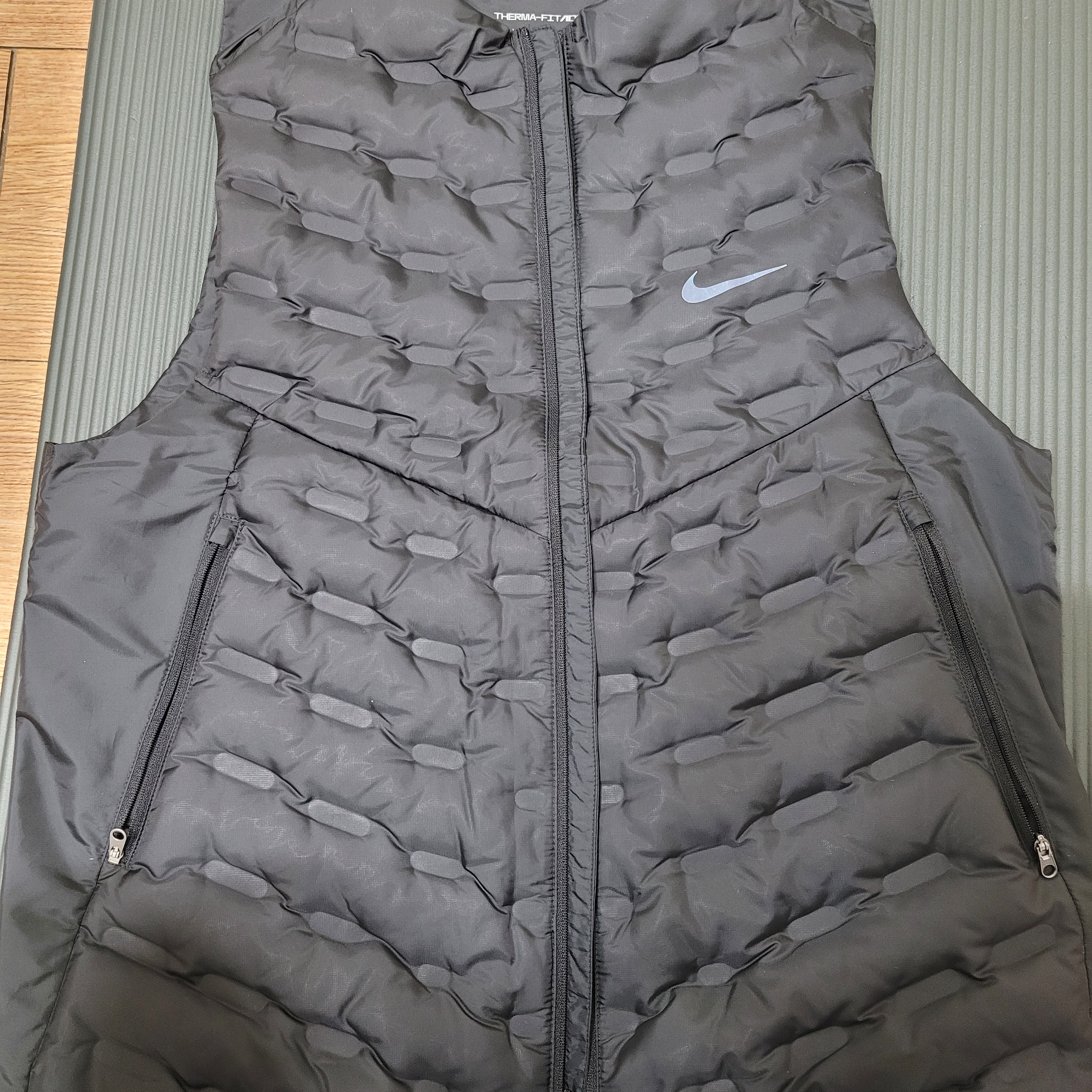 Nike Therma-Fit ADV Repel Down Running Vest Black - Asia 착용 스타일