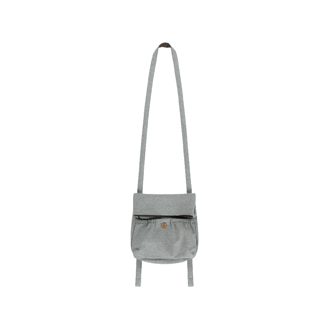 코이세이오 폴딩 스웻 크로스 백 멜란지 그레이(COYSEIO Folding Sweat Cross Bag Melange Grey)