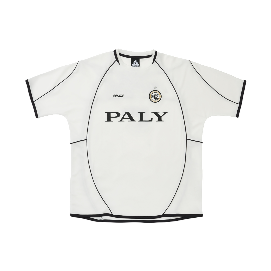 - Palace Pro Team Piped Jersey White - 26SS