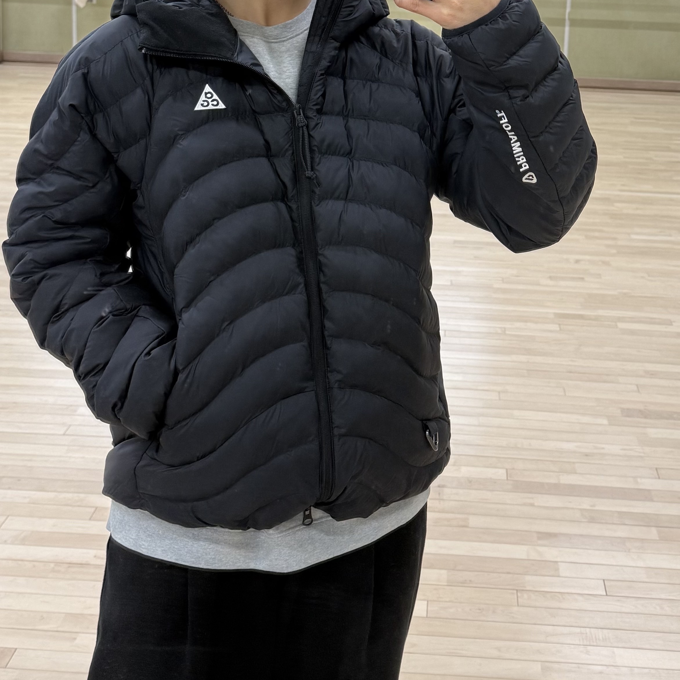 Nike ACG Lava Flow Therma-Fit ADV Jacket Black Summit White - Asia 착용 스타일