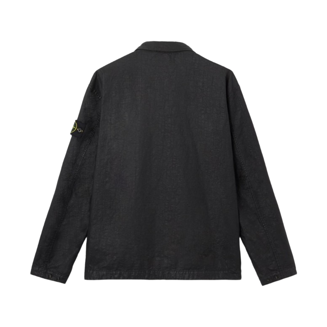 스톤 아일랜드 1200003 오가닉 룩 나일론 파나마 TC 컴포트 핏 오버셔츠 블랙 - 26SS(Stone Island 1200003 Organic Look Nylon Panama TC Comfort Fit Overshirt Black - 26SS) - 2