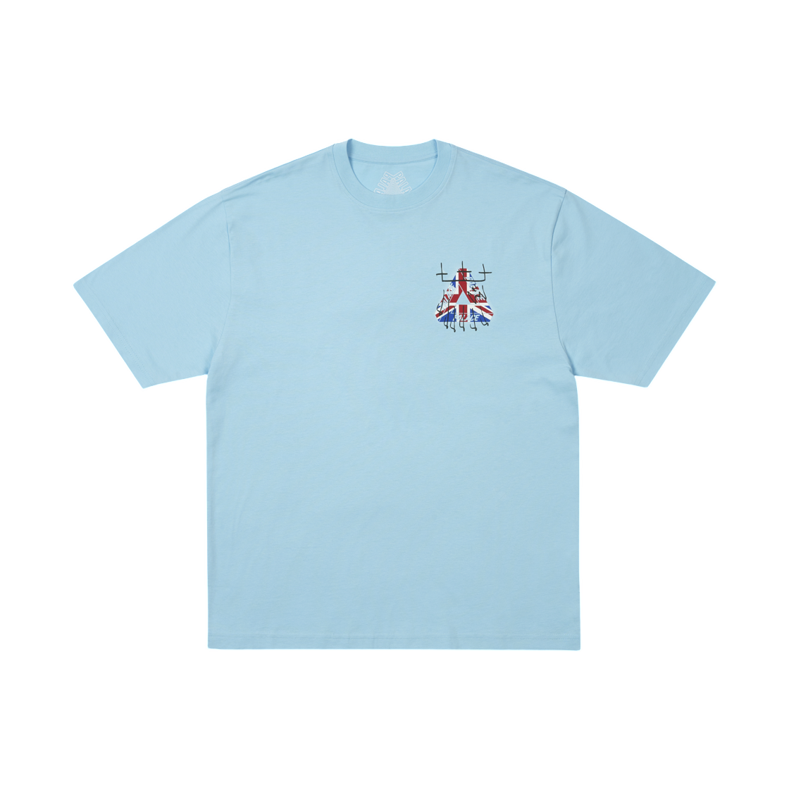팔라스 킹 트라이 티셔츠 스카이라인 블루 - 26SS(Palace King Tri T-Shirt Skyline Blue - 26SS) - 2