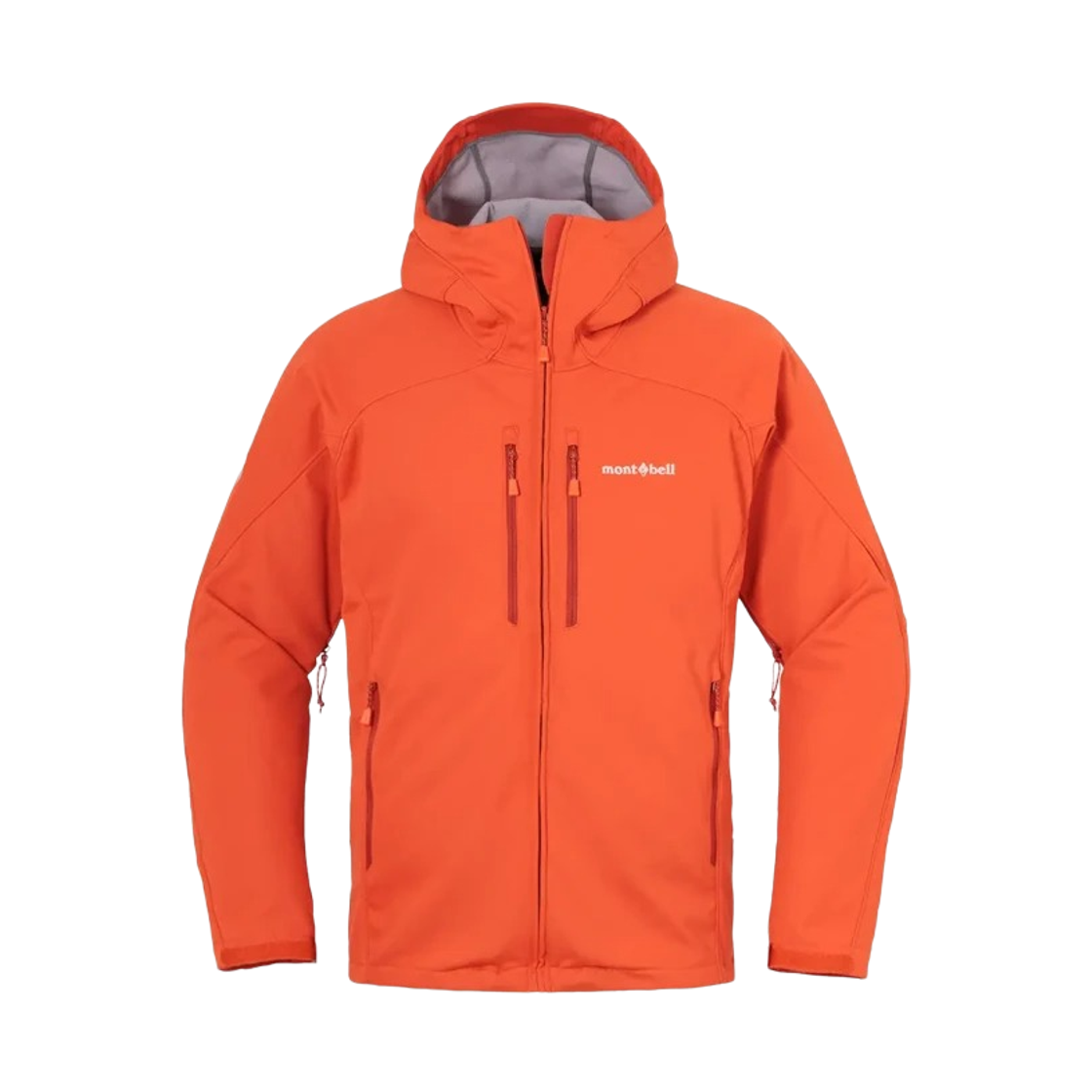 2306187 Montbell Climabarrier Hooded Jacket Orange