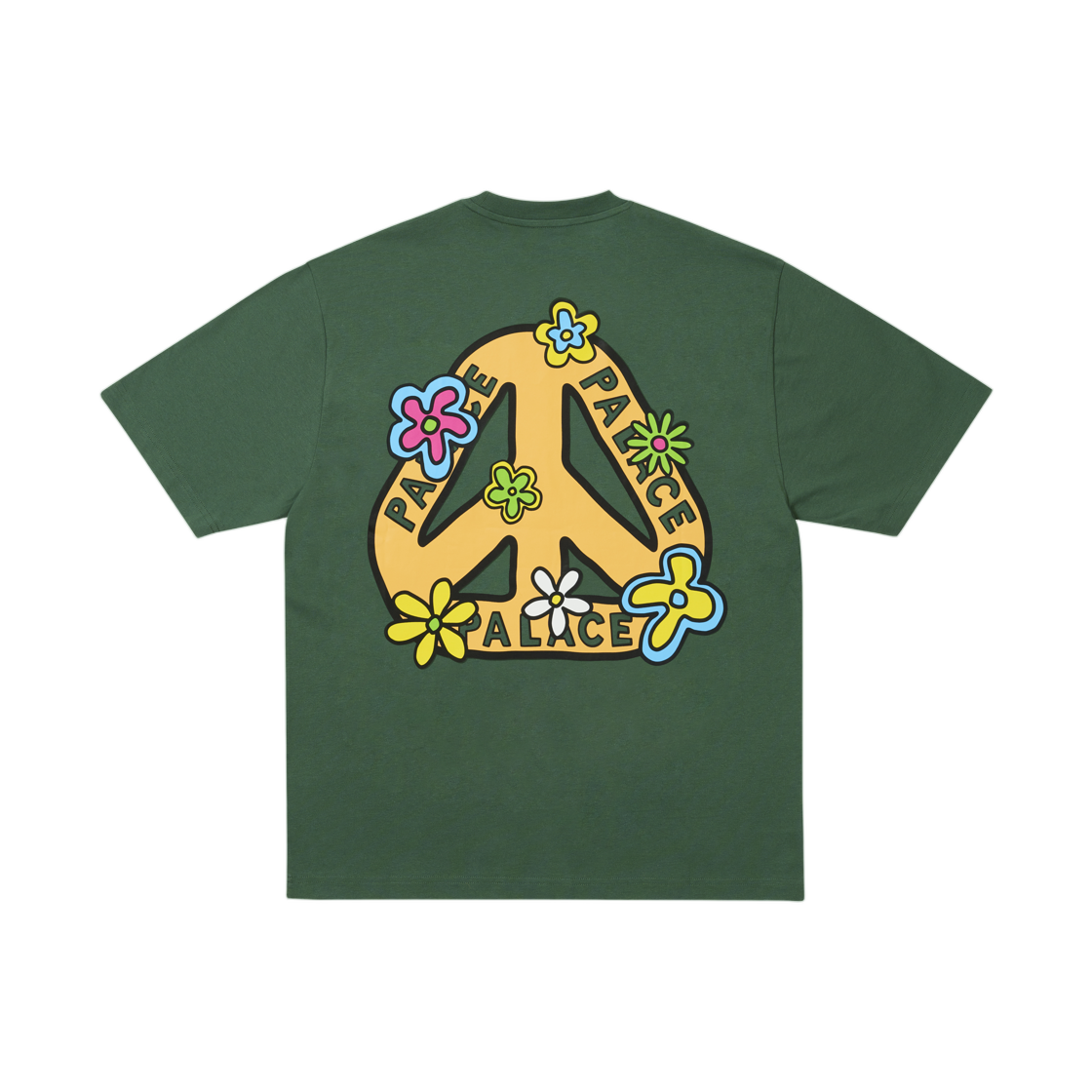 팔라스 미 마이셀프 앤 트라이 티셔츠 레이시 그린 - 26SS(Palace Me Myself And Tri T-Shirt Racey Green - 26SS)