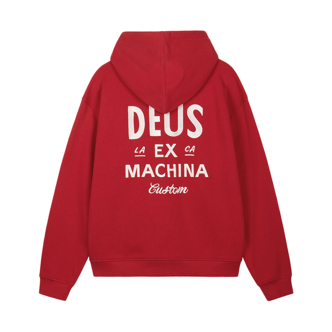 데우스 엑스 마키나 커스텀 집 후드 레드(Deus Ex Machina Custom Zip Hoodie Red) - 2