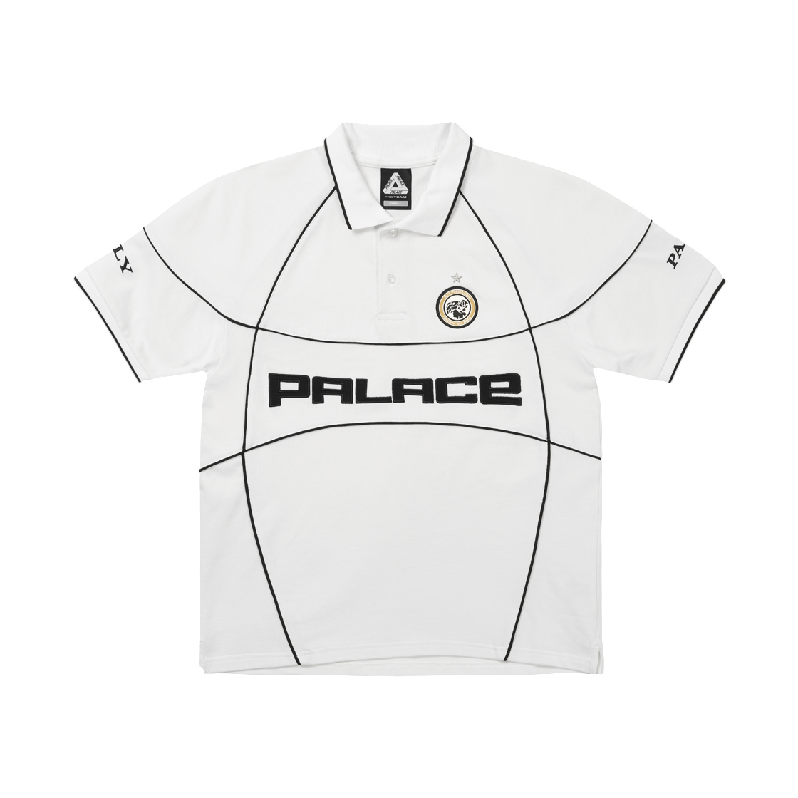 팔라스 프로 팀 파이프드 저지 화이트 - 26SS | Palace | KREAM