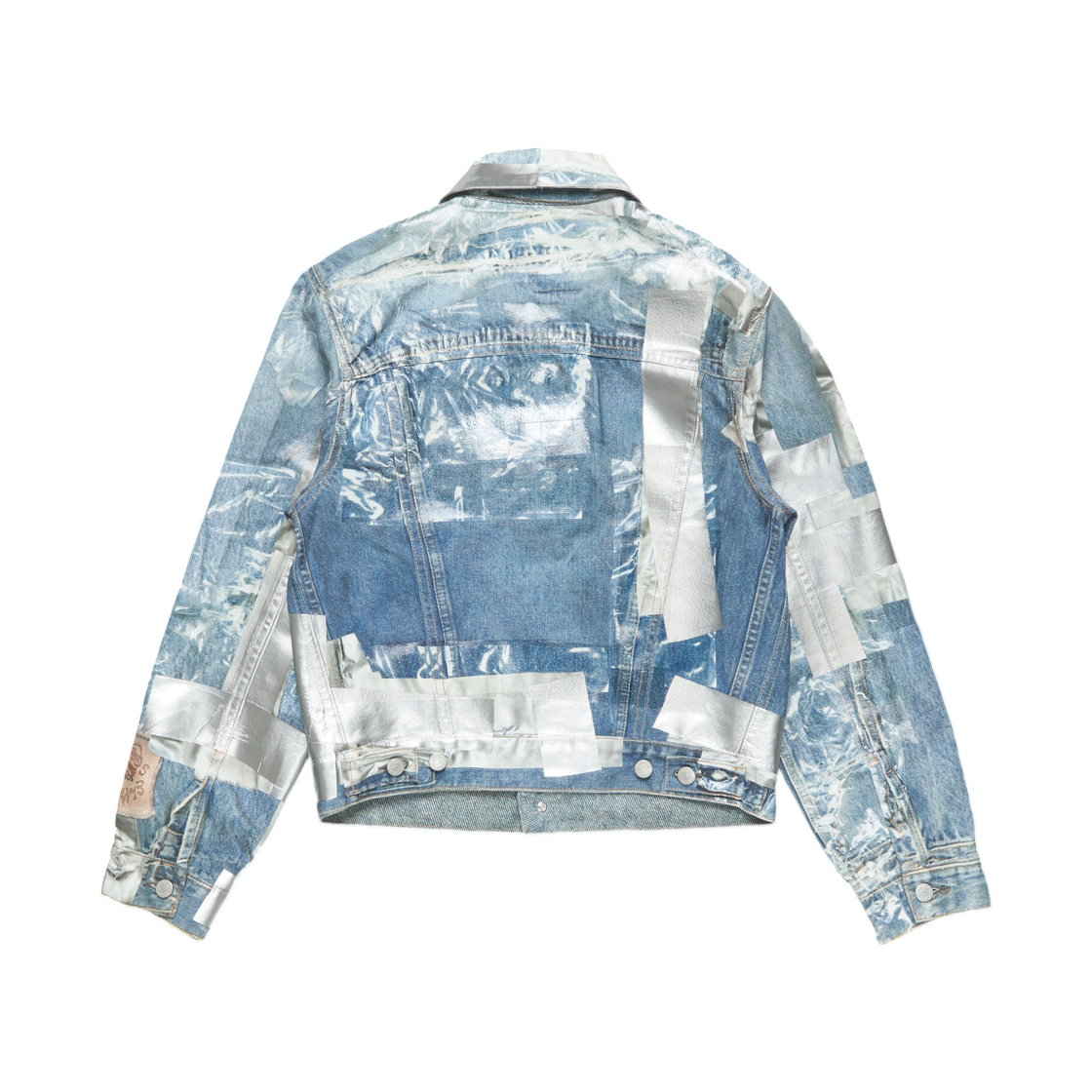 아크네 스튜디오 트롱프 뢰유 데님 자켓 미드 블루(Acne Studios Trompe L’oeil Denim Jacket Mid Blue) - 2