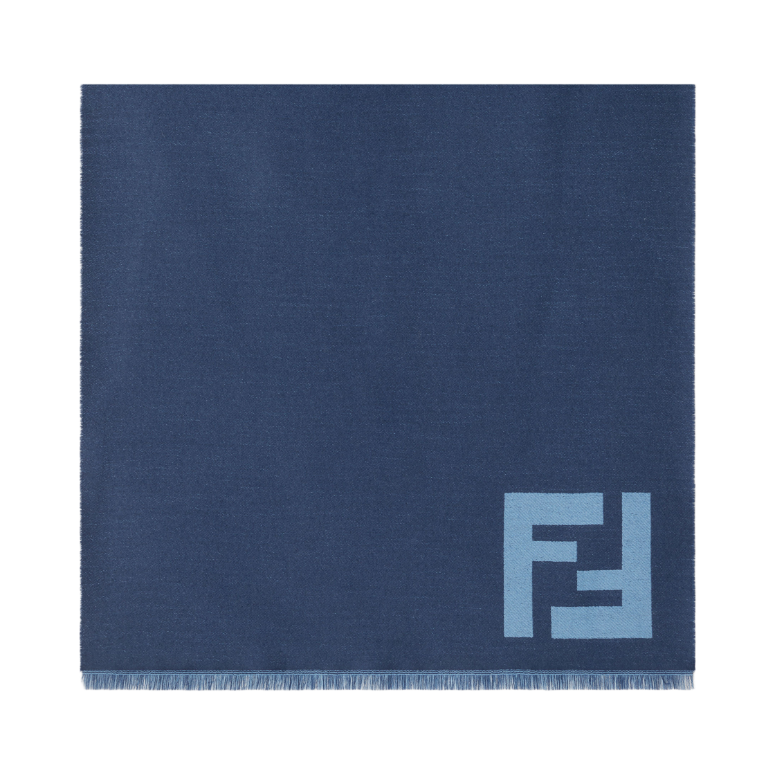 FXS407AWTZF1VHG Fendi Wool Scarf Blue