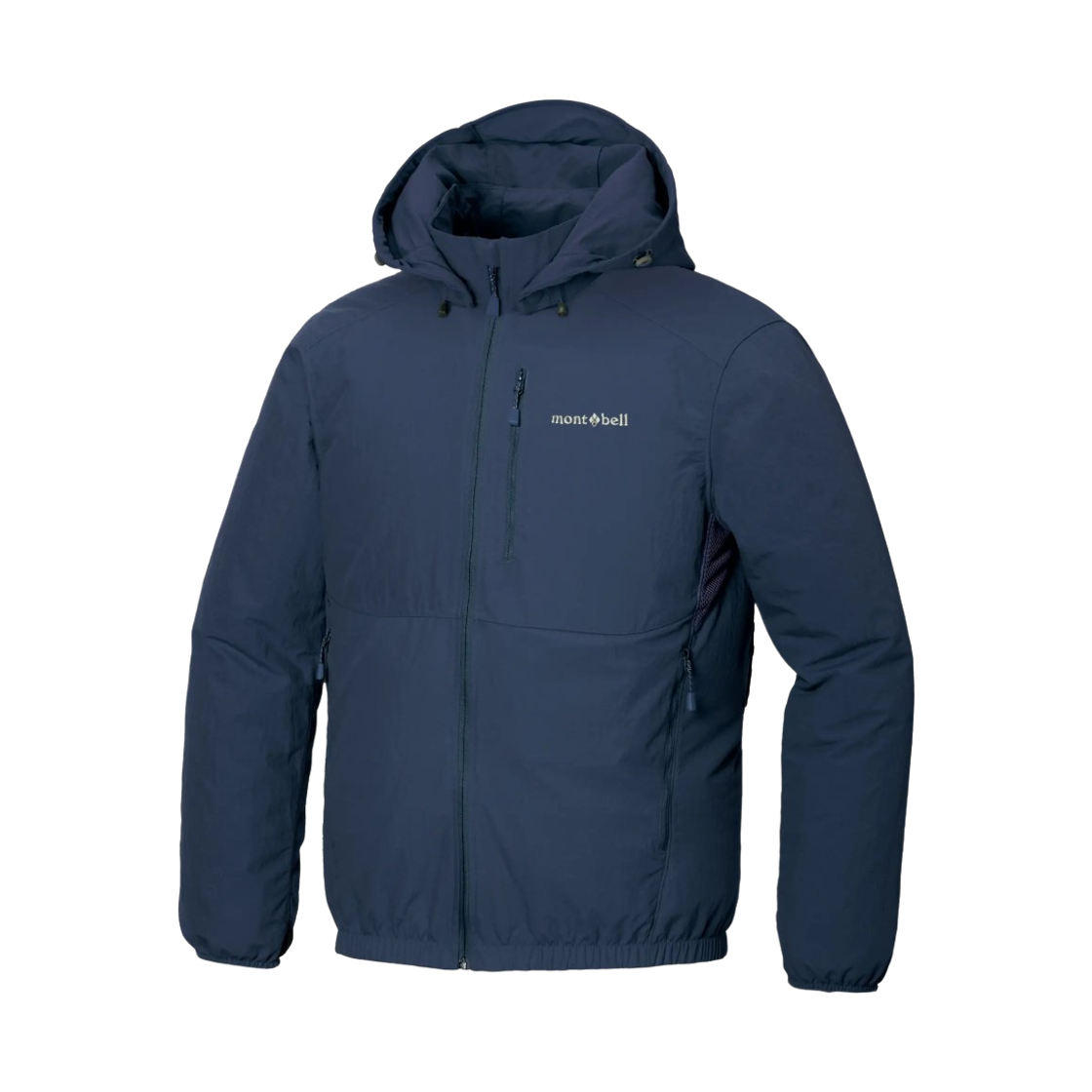 1132260 Montbell FanBlow Hooded Jacket Navy