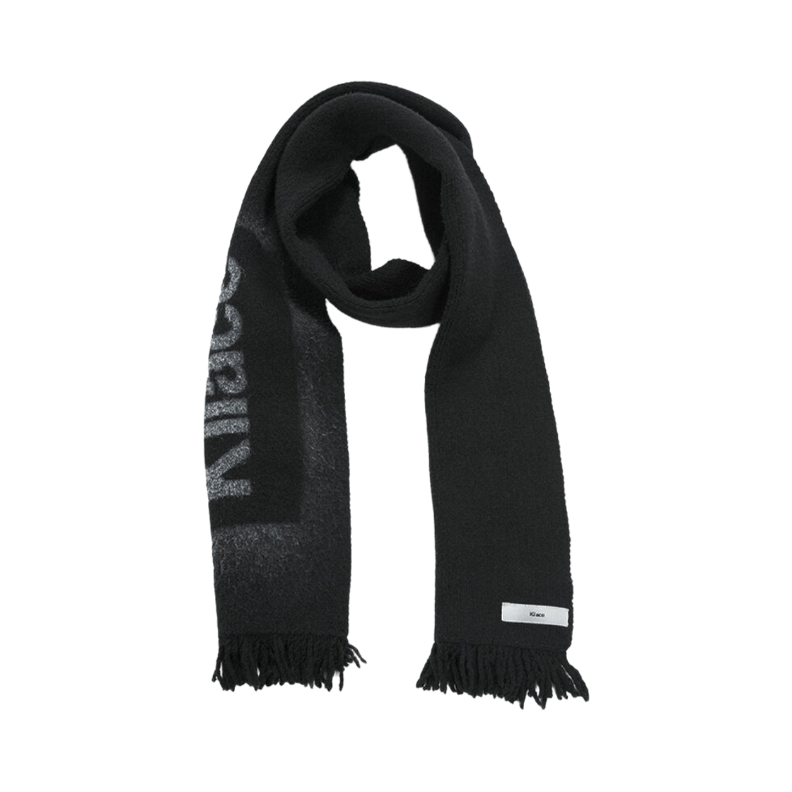 키아세 스프레이 페인트 스카프 블랙(Kiiace Spray Paint Scarf Black)