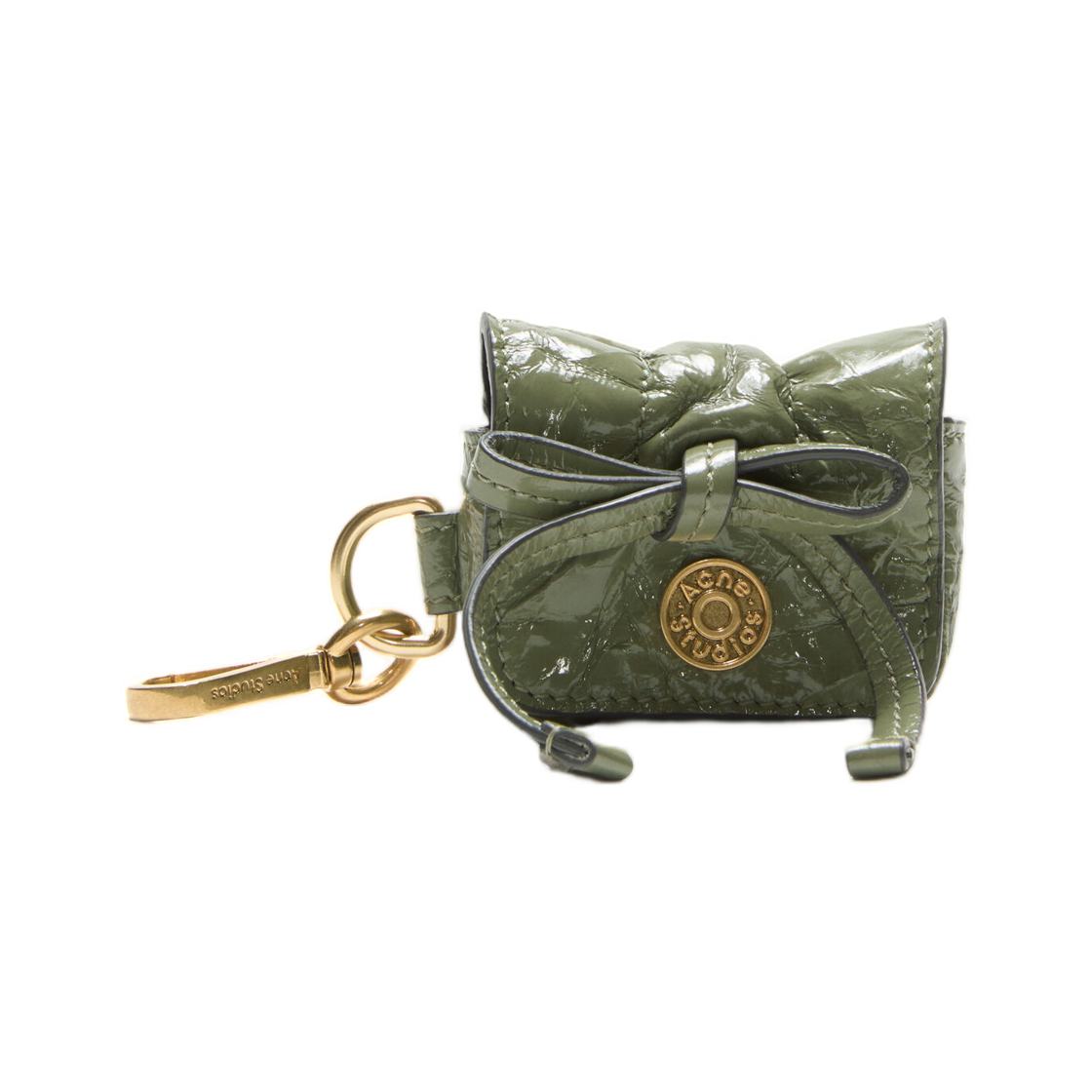 아크네 스튜디오 멀티포켓 헤드폰 케이스 위트 그린(Acne Studios Multipocket Headphones Case Wheat Green)