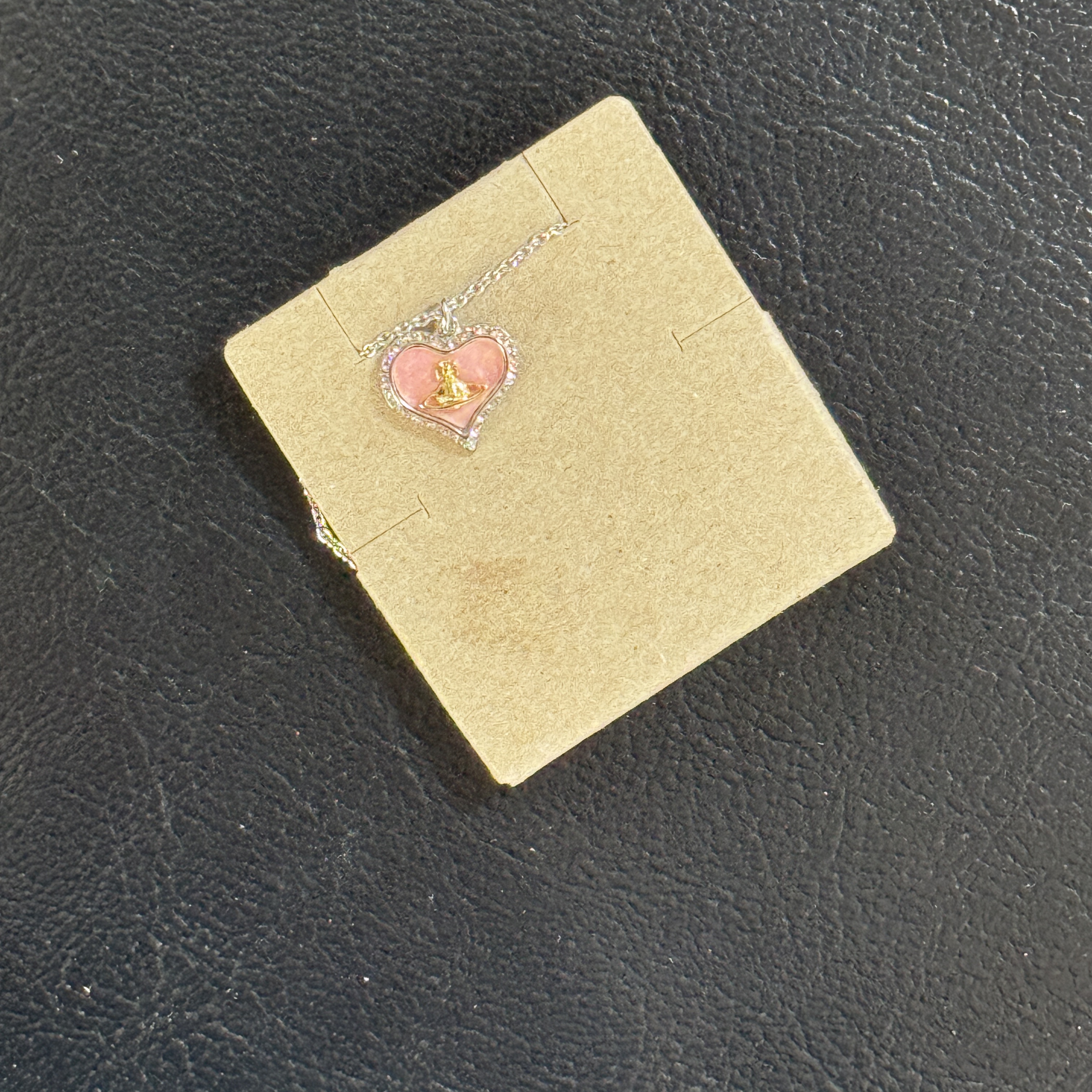 Vivienne Westwood Petra Pendant Necklace Platinum Gold Coral, Vivienne Westwood Petra Necklace Pink Gold 착용 스타일